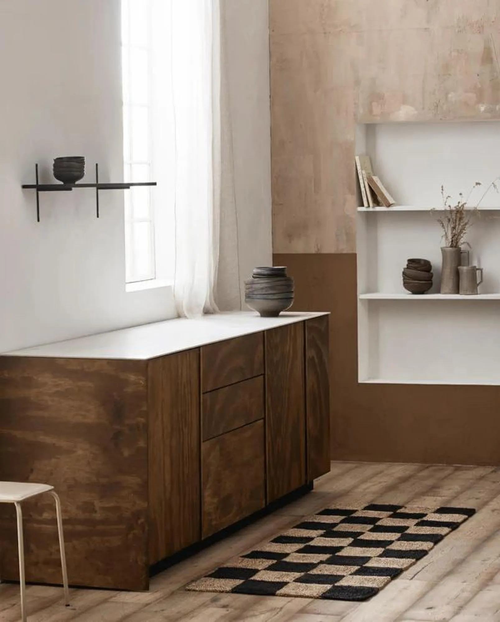 Nanea Rug - Natural, Black