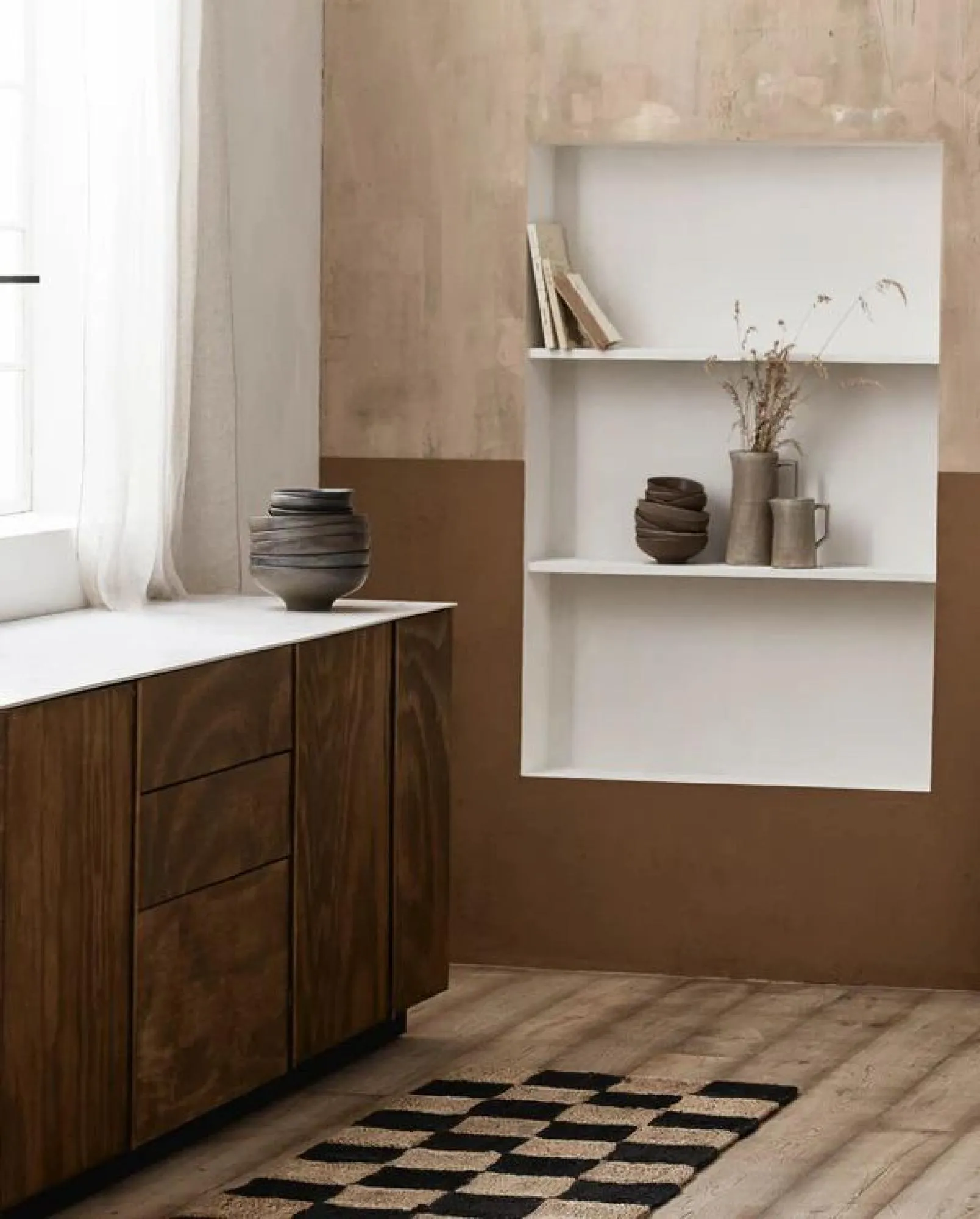 Nanea Rug - Natural, Black