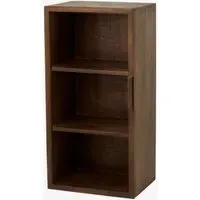 Nango 1 Door Wall Display Cabinet - Dark Brown