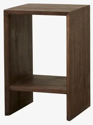 Napo Side Table - Dark Brown, Mango Wood