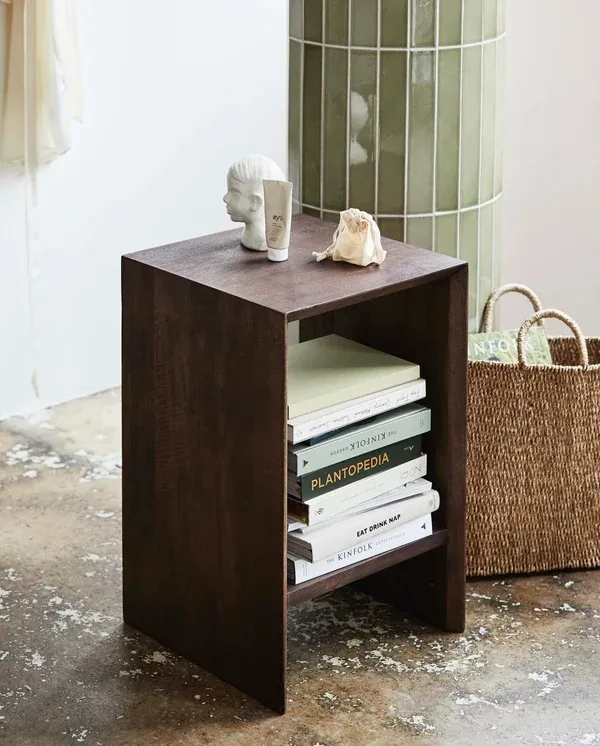 Napo Side Table - Dark Brown, Mango Wood