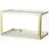 Nera Glass Wall Shelf - Golden