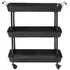 NORDAL Trolley Table - Black