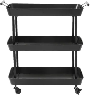 NORDAL Trolley Table - Black image