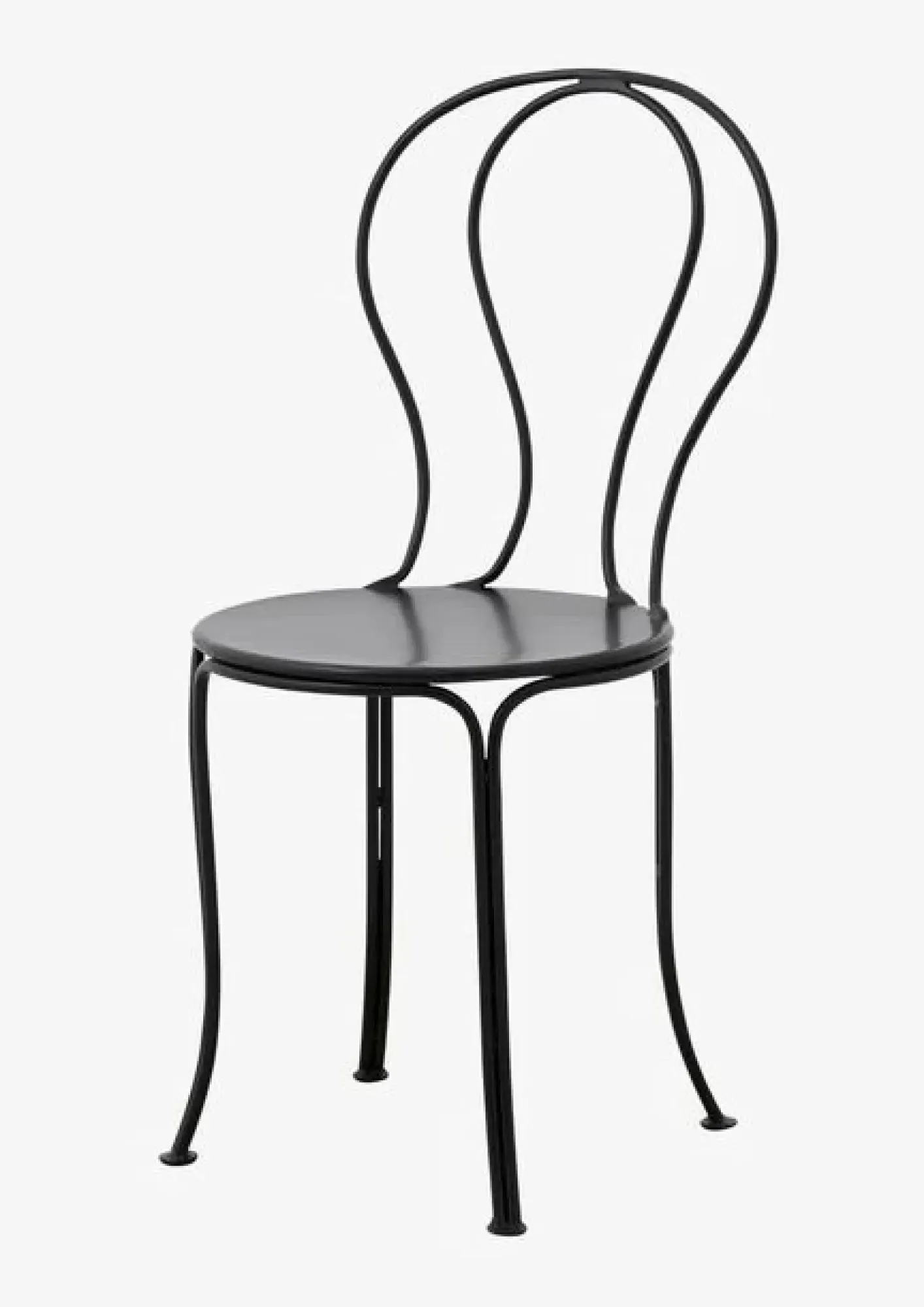 Olivo Metal Garden Dining Chair Set of 2 - Black