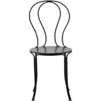 Olivo Metal Garden Dining Chair Set of 2 - Black