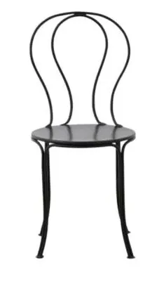 Olivo Metal Garden Dining Chair Set of 2 - Black image
