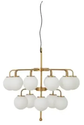 Palma Chandelier - Brass