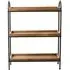Patna Open Shelving Rack - Wood, Black