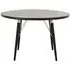Round Dining Table - Black, Gold