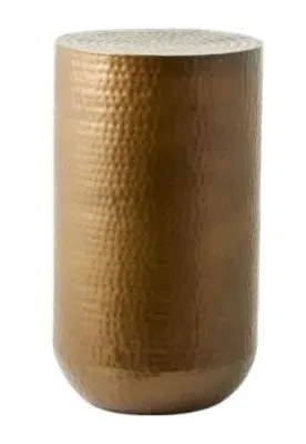 Sewa Round Side Table - Brass, Metal image