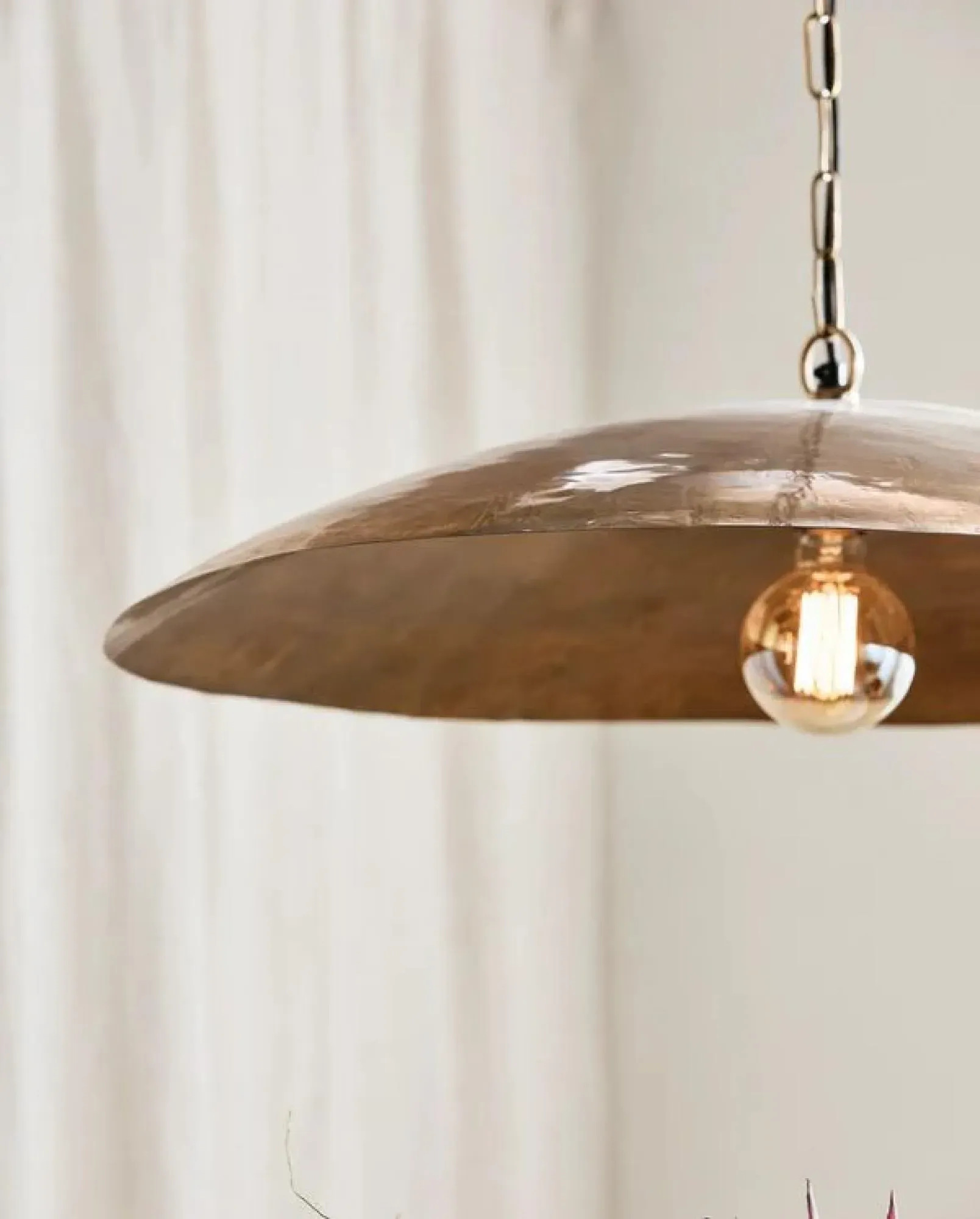 Shakti Hanging Lamp - Brass