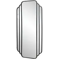 Skylark Wall Mirror - Black, Metal