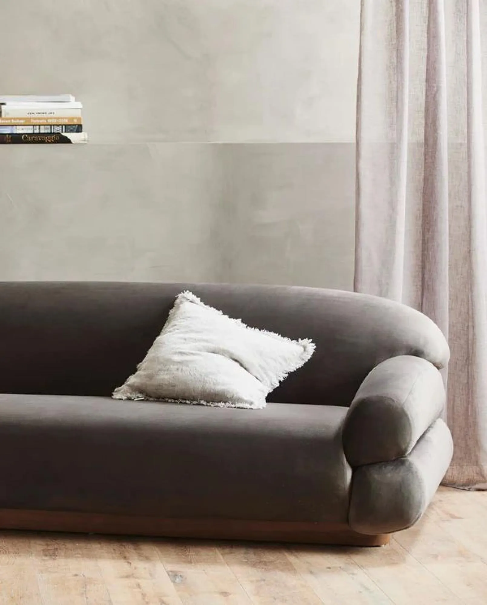 Sof 3-Seater Sofa - Warm Grey, Fabric