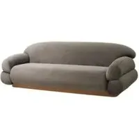 Sof 3-Seater Sofa - Warm Grey, Fabric
