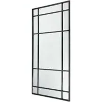 Spirit Standing Mirror - Black, Metal