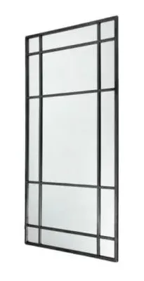 Spirit Standing Mirror - Black, Metal image