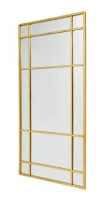 Spirit Standing Mirror - Gold, Metal