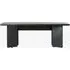 Tisza 8 Seater Dining Table - Black, Oak Veneer