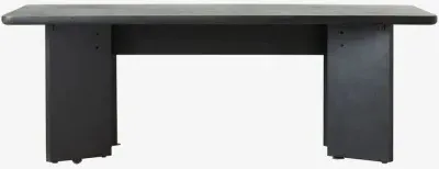 Tisza 8 Seater Dining Table - Black, Oak Veneer image