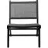 Vasai Garden Lounge Chair - Black
