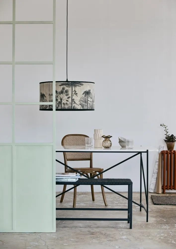 Wicky Dining Chair Set of 2 - Brown, Rattan