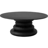 Yalu Round Coffee Table - Black