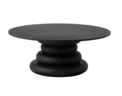 Yalu Round Coffee Table - Black image