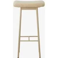Zala Fabric Bar Stool - Beige