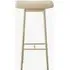 Zala Fabric Bar Stool - Beige