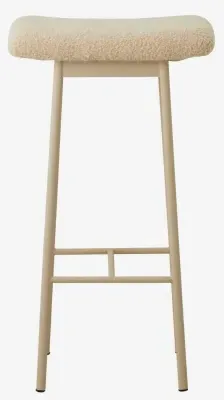 Zala Fabric Bar Stool - Beige image