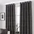 Aviemore Tartan Eyelet Curtains - Rust, Faux Wool