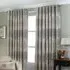 Oakdale Tree Eyelet Curtains - Silver