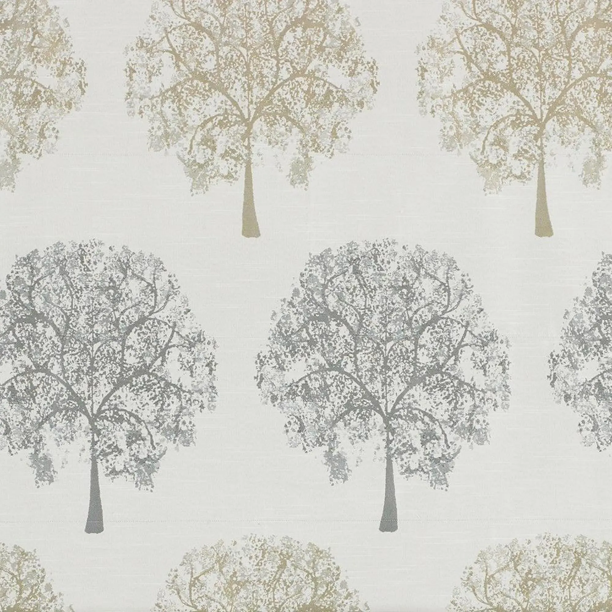 Oakdale Tree Roman Blind - Silver