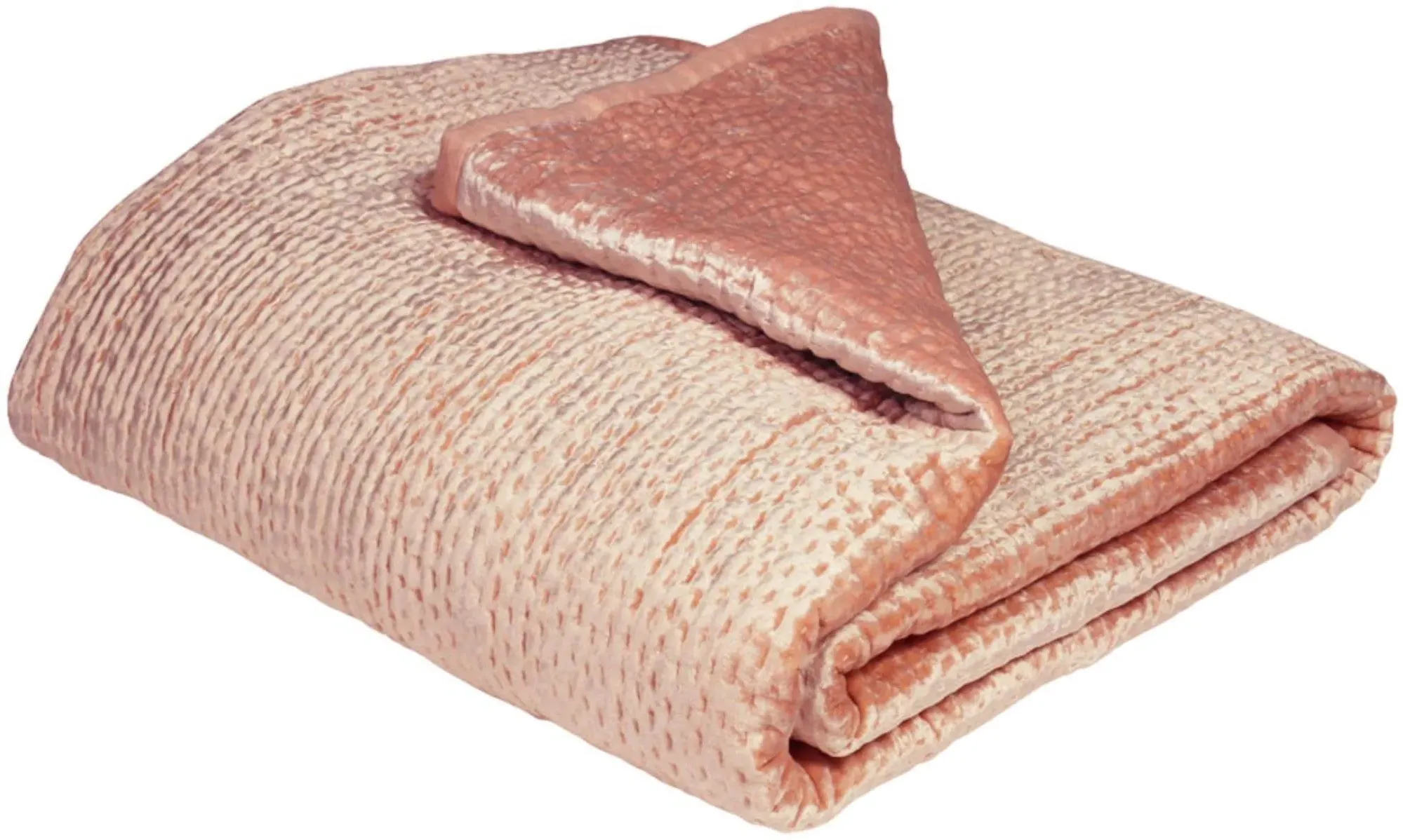 Riva Home Brooklands Bedspread - Blush