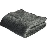 Riva Home Brooklands Bedspread - Graphite