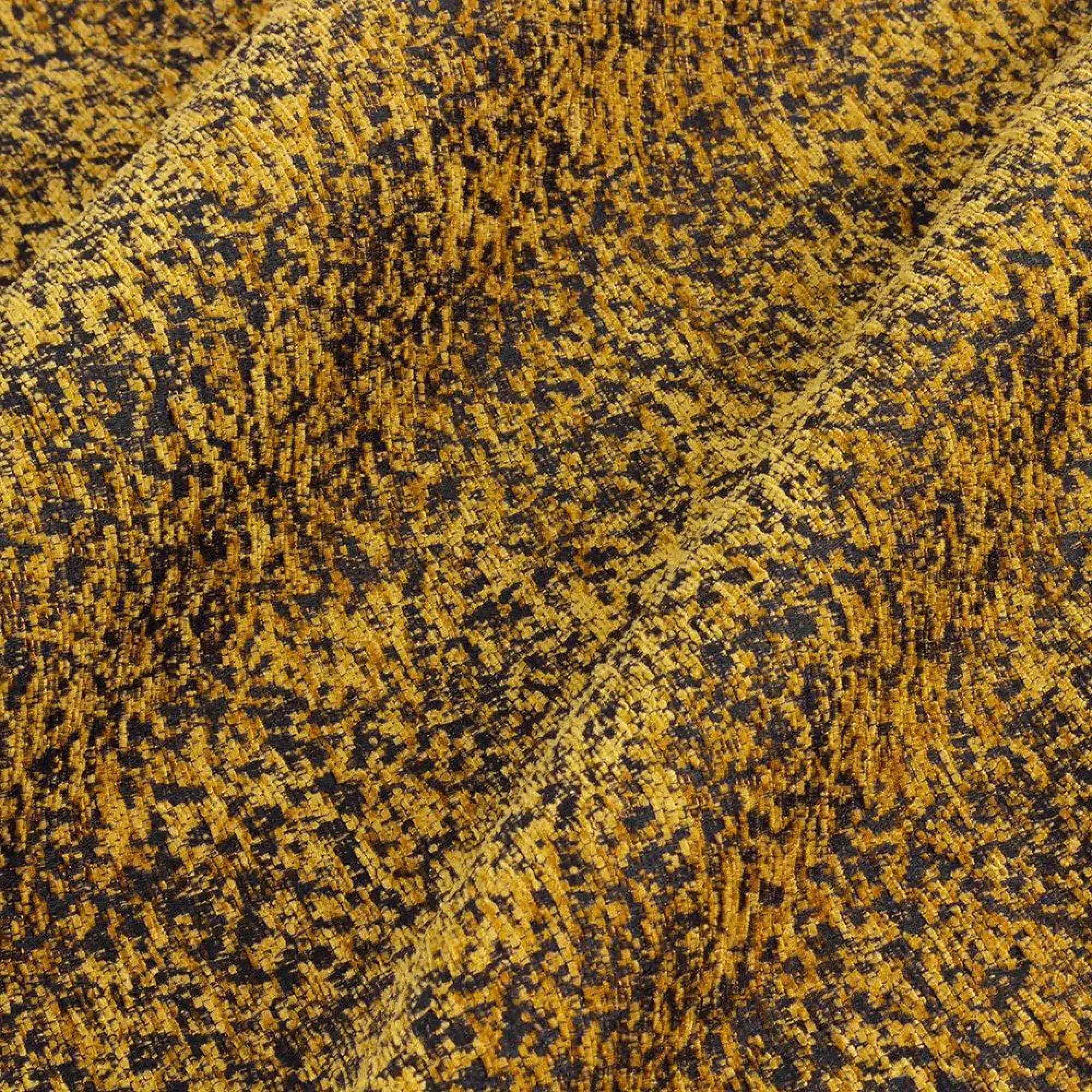 Riva Home Galaxy Room Darkening Eyelet Curtains - Gold