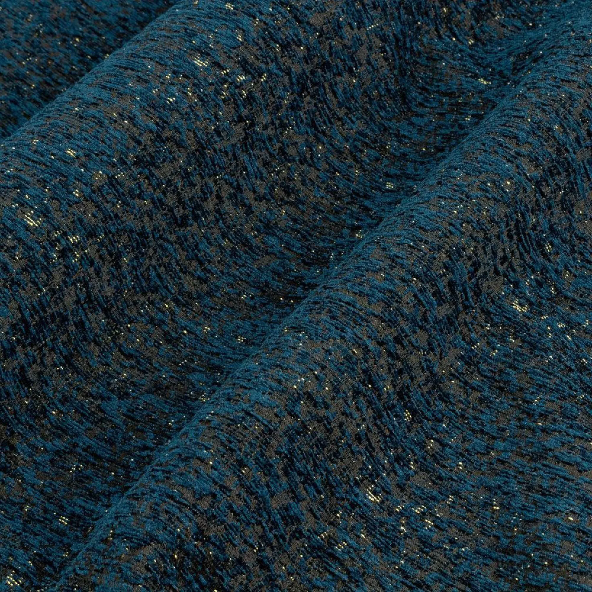 Riva Home Galaxy Room Darkening Eyelet Curtains - Navy