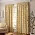 Riva Home Olivia Lattice Embroidered Pencil Pleat Curtains - Citron