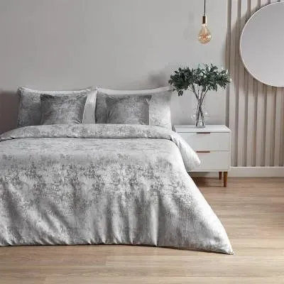Symphony Duvet Cover Set - Silver image