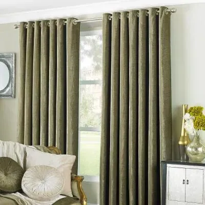 Wellesley Eyelet Curtains - Mocha