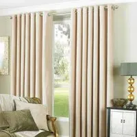 Wellesley Eyelet Curtains - Natural