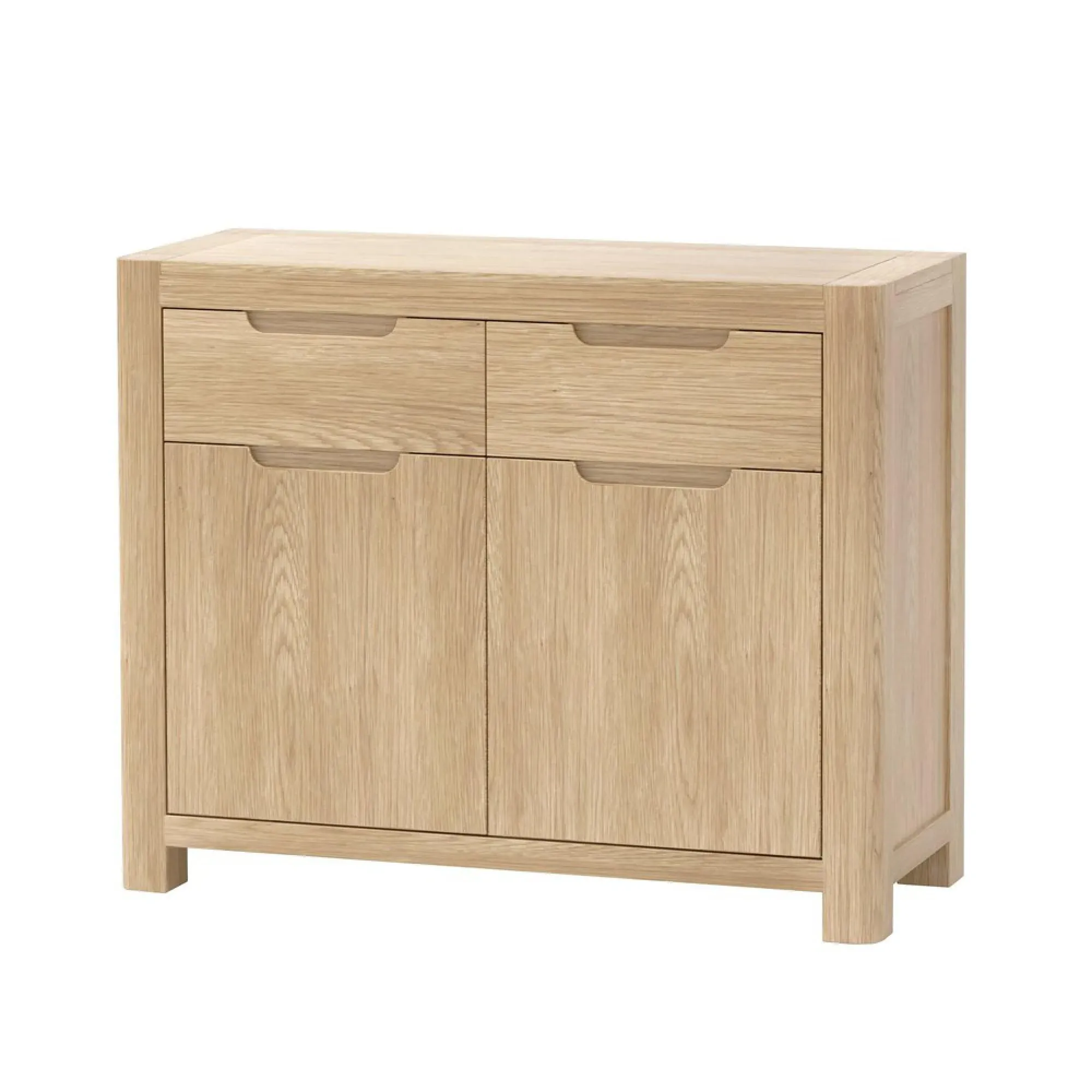 Carly Oak 2 Door Sideboard - Lacquered
