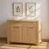 Carly Oak 2 Door Sideboard - Lacquered