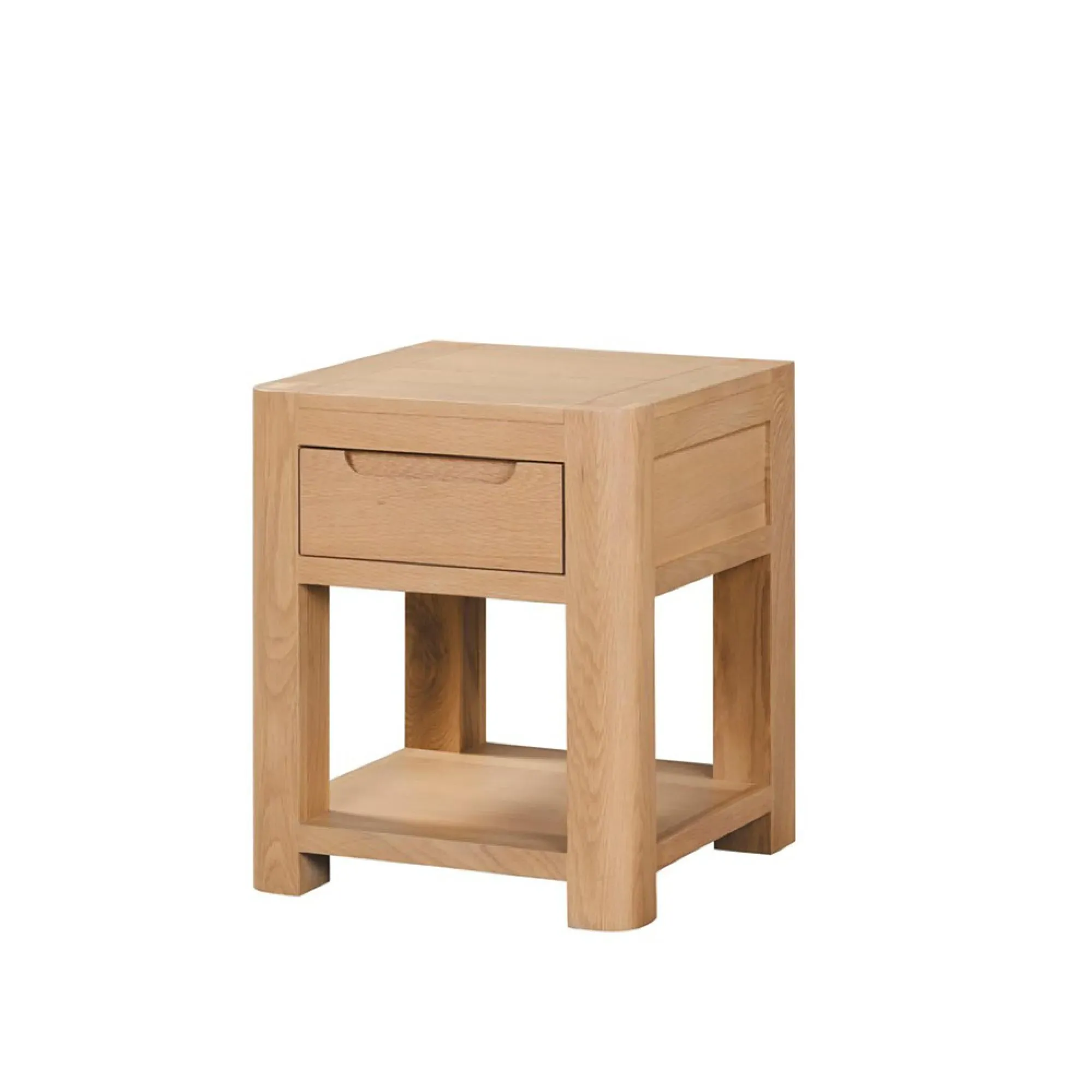 Carly Square End Table - Oak