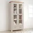 Clarion 2 Door Display Cabinet - Grey, Oak