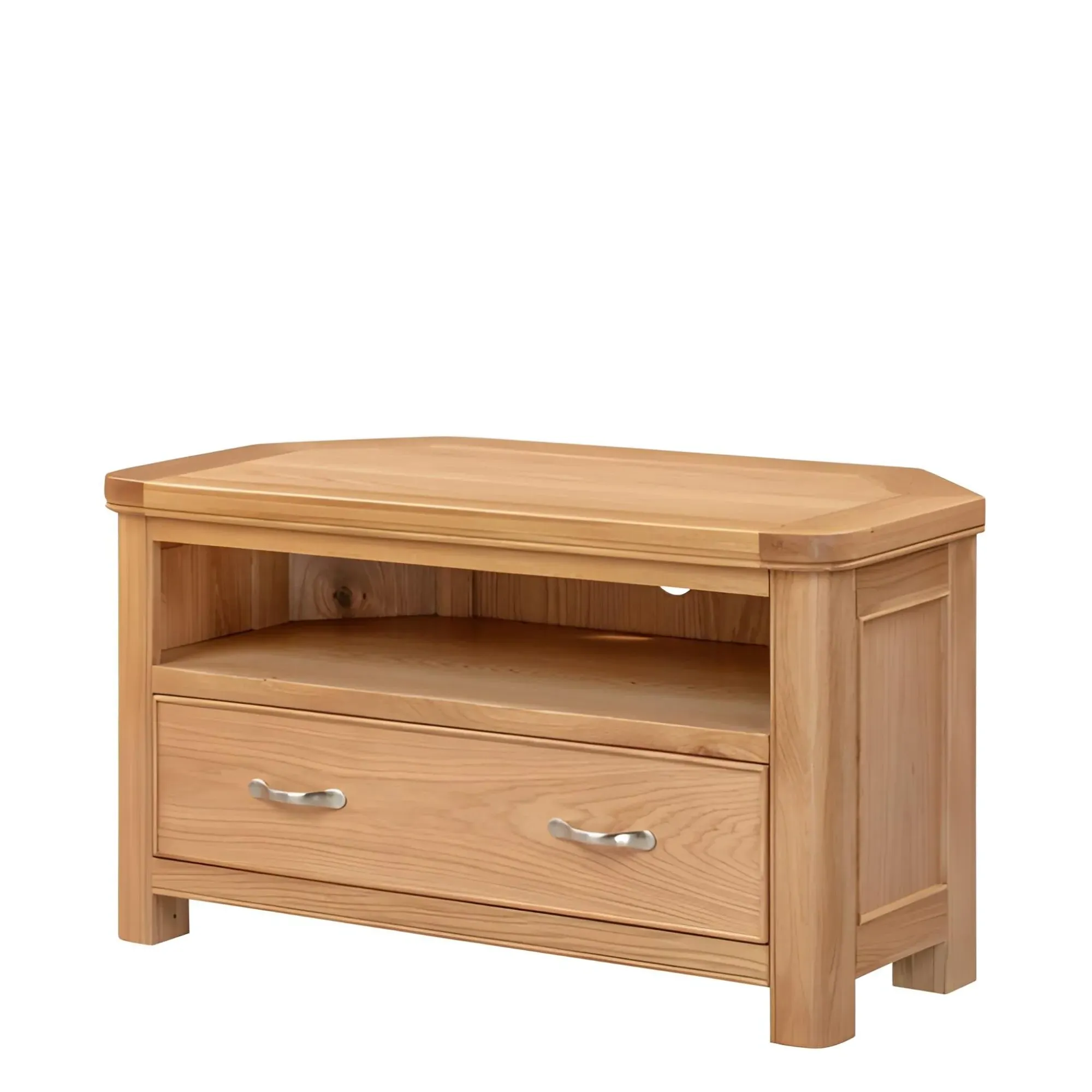 Clarion Corner TV Unit with Drawer - Oak
