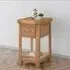 Clarion Oak 1 Drawer Bedside Table - Lacquered