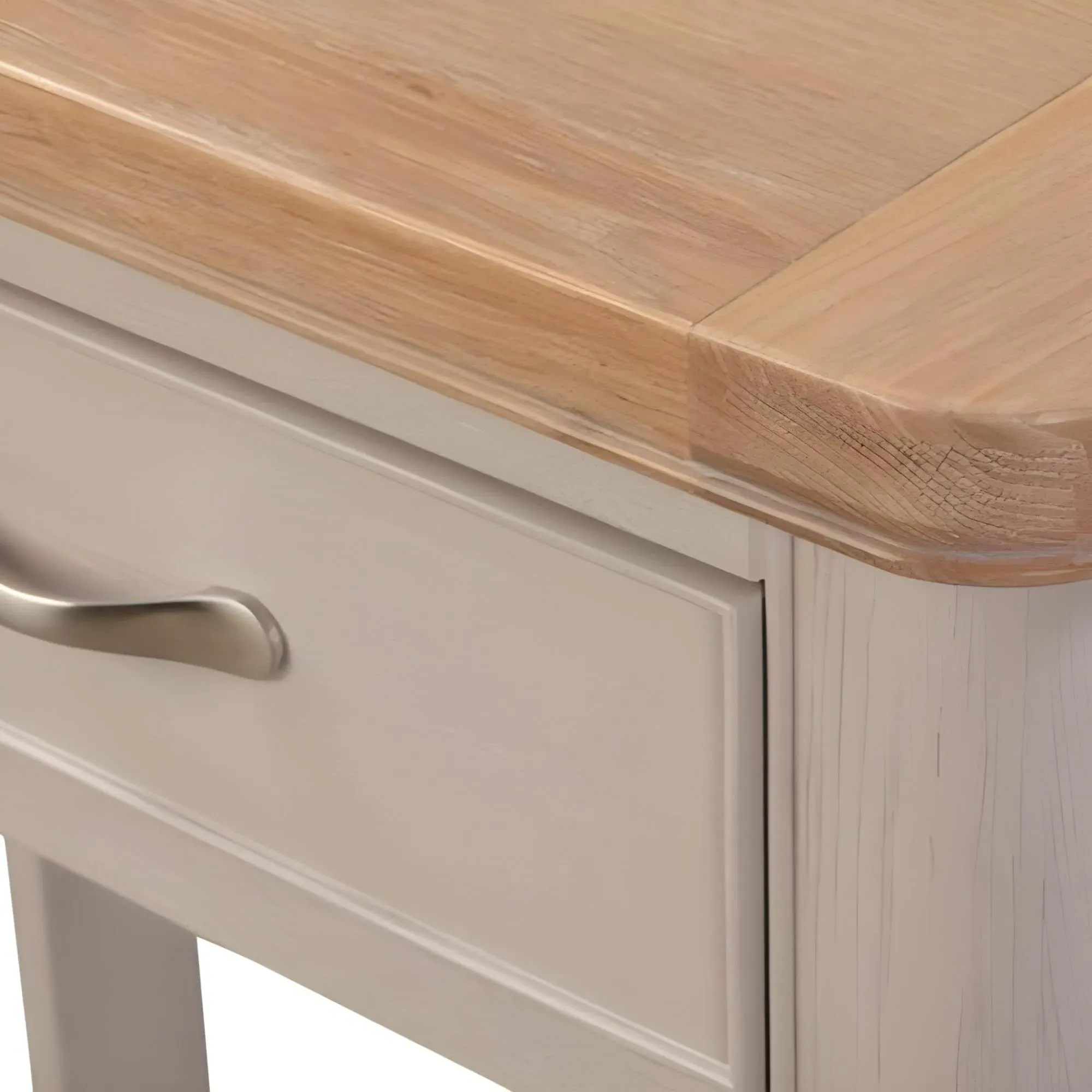 Clarion Oak 1 Drawer Console Table - Grey