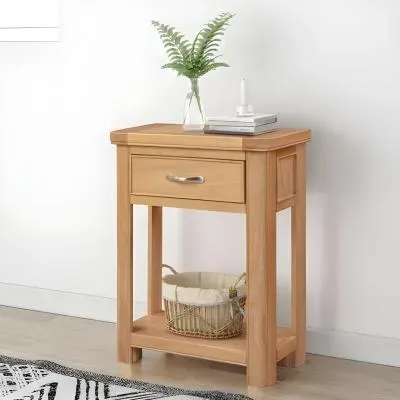 Clarion Oak 1 Drawer Console Table image